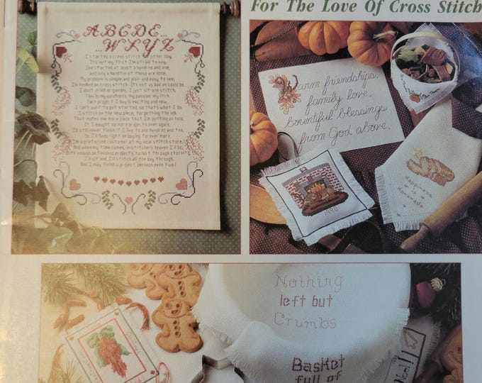 Vintage Leisure Arts -  Cross Stitch Pattern Book - Contest Favorites. FREE SHIPPING
