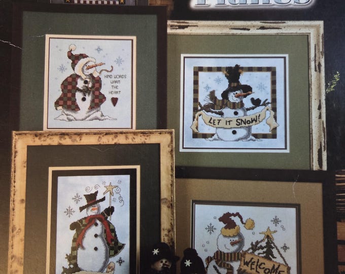 Stoney Creek Fun Flakes Cross Stitch Pattern. FREE SHIPPING. Used Condition.