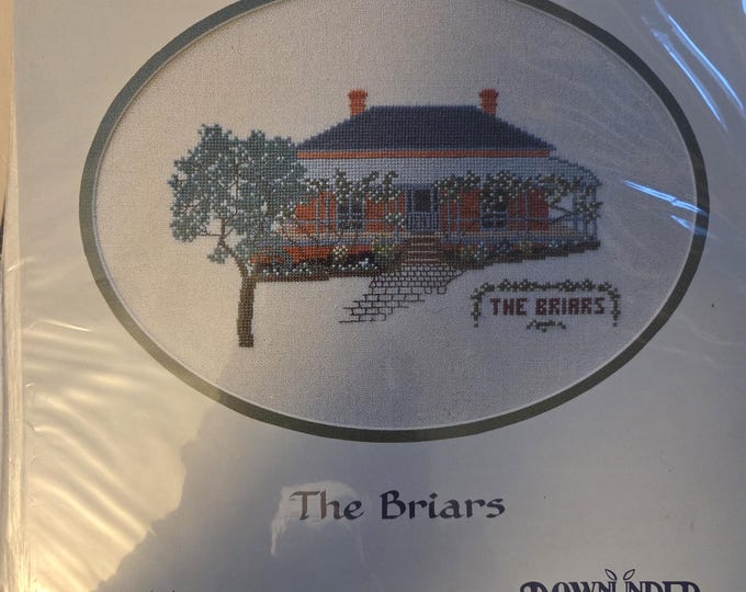 Down Under Designs The Briars Cross Stitch Pattern. FREE SHIPPING. Used Condition