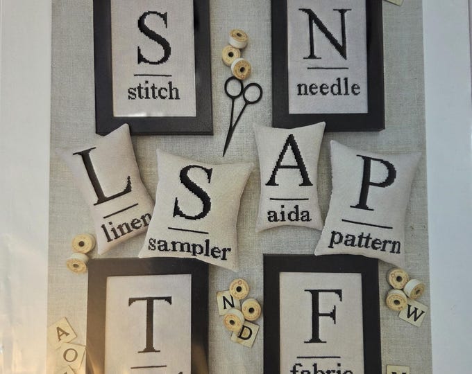 Hello Stitchers Glossary Cross Stitch Pattern. FREE SHIPPING. Used Condition