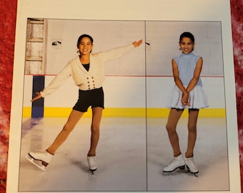 Vintage Close Knit Press Skating Stars Knitting Pattern. Good Condition. FREE SHIPPING.