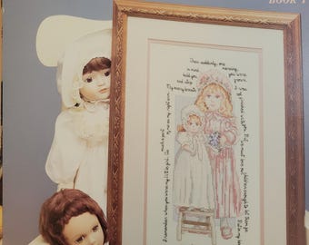 Leisure Arts My Little Girl Book 1 Cross Stitch Pattern. Free SHIPPING. Older Used Condition. Pattern looks like it was trimmed.