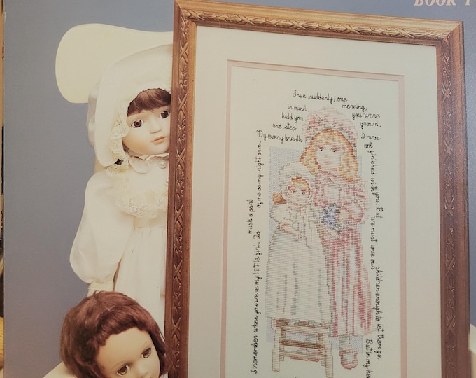 Leisure Arts My Little Girl Book 1 Cross Stitch Pattern. Free SHIPPING. Older Used Condition. Pattern looks like it was trimmed.