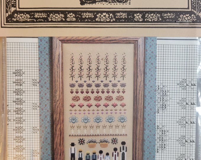 Told In A Garden The Garden Cross Stitch Pattern. Good Condition. Free Shipping.