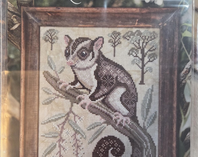 Cottage Garden A Year In The Woods Series II #2 The Sugar Glider Cross Stitch Pattern. FREE SHIPPING. New Condition.