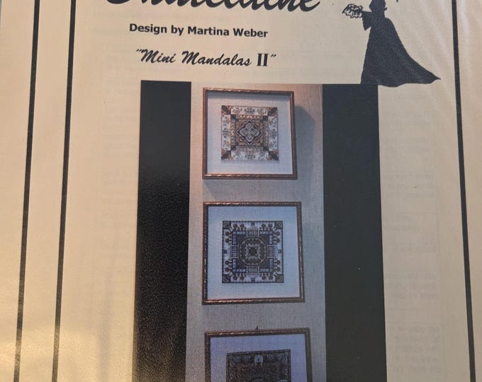 Chatelaine Mini Mandalas II Cross Stitch Pattern. FREE SHIPPING. Used Condition.
