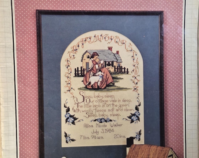 Cross Stitch and Country Crafts Magazine Mar/Apr 1986. FREE SHIPPING. Older Worn Used Condition