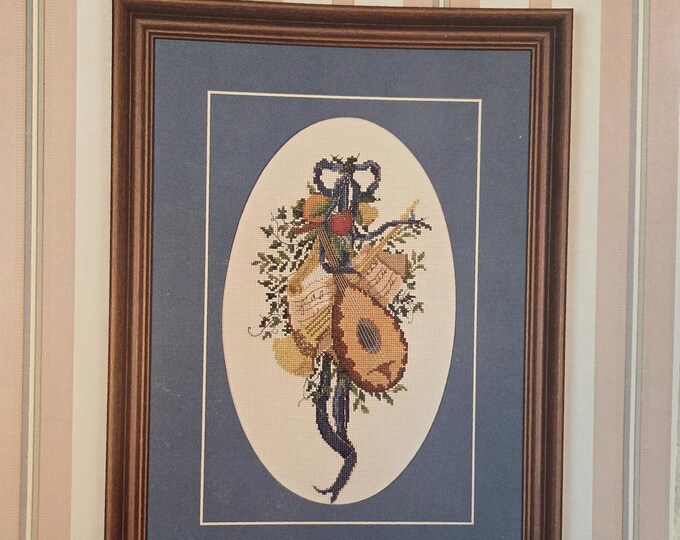 Serendipity Designs Mandolin Serenade Cross Stitch Pattern. FREE SHIPPING. Used Condition.