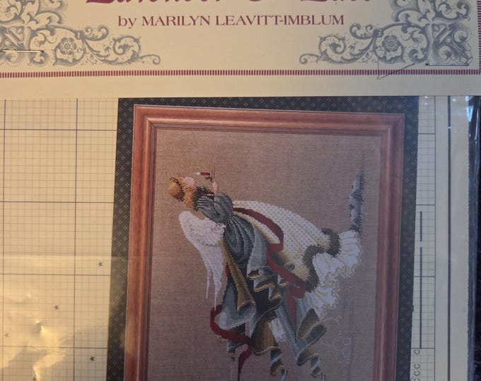 Lavender & Lace Angel of Light Cross Stitch Pattern. Preowned Good Condition. Free Shipping.