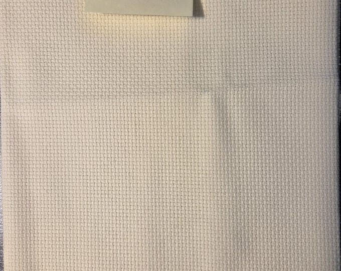 Aida Cloth 14ct 13"x17" ivory. FREE SHIPPING.