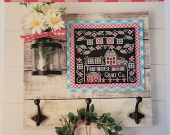 Stitching with the Housewives Calendar Crates Month of May Cross Stitch Pattern. FREE SHIPPING. Good Condition