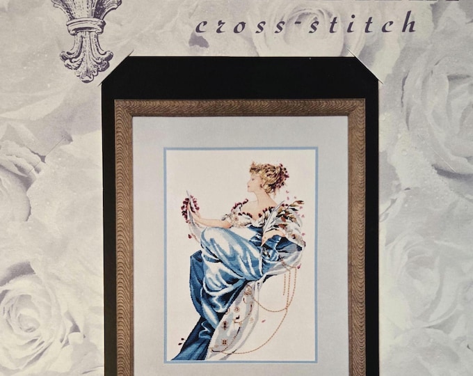 In Stock Mirabilia Summer Queen of Cross Stitch Pattern - Nora Corbett Rare/Limited Print - FREE SHIPPING