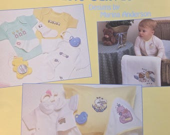 Leisure Arts Baby Its You in Waste Canvas Cross Stitch Pattern - FREE SHIPPING. Used Condition.