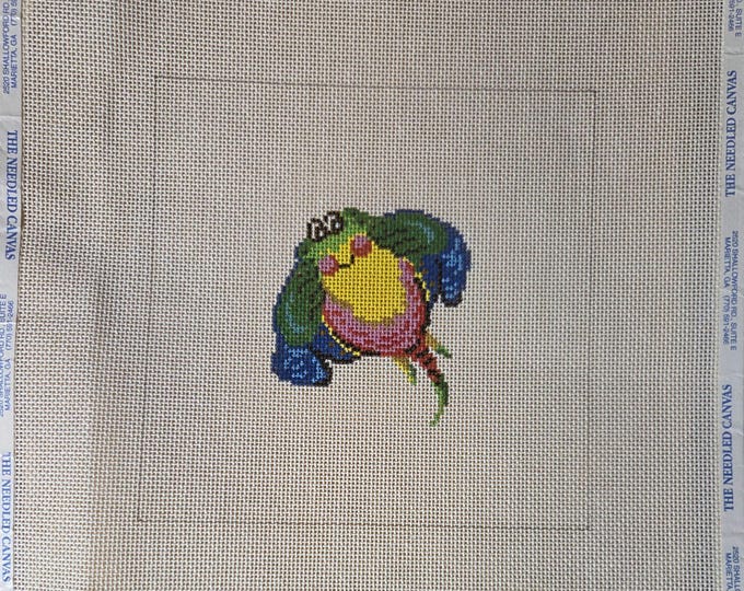 Patti Mann 7200 Ray Needlepoint Canvas 6"x6"  #18 mesh. New Preowned Condition. Free Shipping.