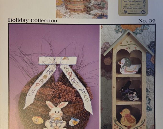 Fanci That Spring Parade Cross Stitch Pattern. FREE SHIPPING. Used Condition