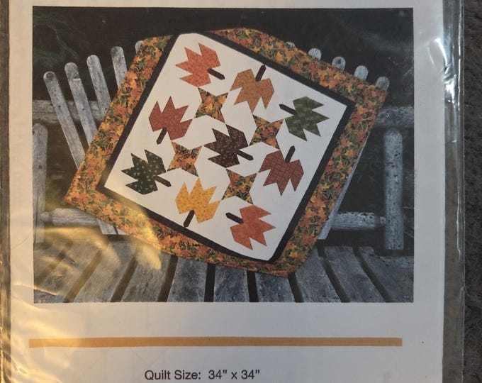 Autumn Splendor Quilt Pattern. Free SHIPPING. Used Condition.