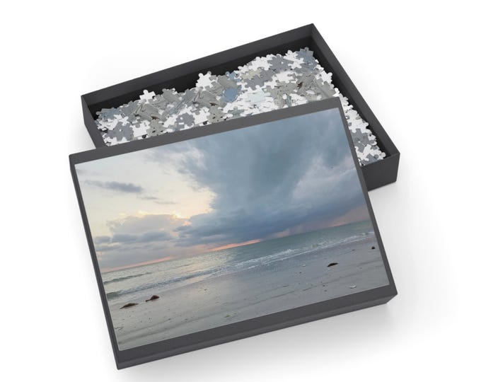 Sunny Beach and Clouds Puzzle 96 252 500 1000-Piece | Fort Myers Beach Jigsaw