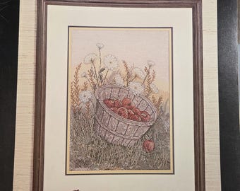 Art of Cross Stitch Rubies & Lace Cross Stitch Pattern. FREE SHIPPING. Preowned Older Used Condition.