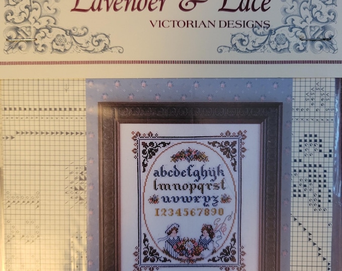 Lavender & Lace Serendipity Cross Stitch Pattern. Good Condition. Free Shipping.