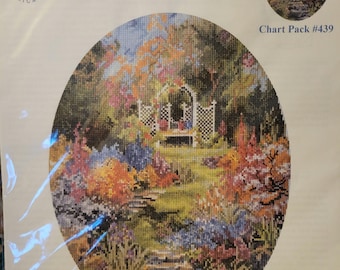 Marty Bells Summerhill Garden Cross Stitch Pattern. FREE SHIPPING. Good Condition.