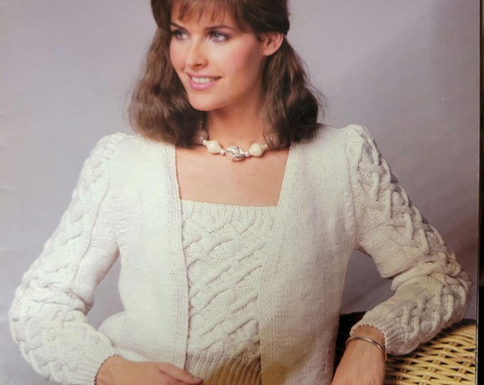 Bernat Princess Cotton Silk and Cassino Yarns Book 504 Knit Pattern. Free Shipping