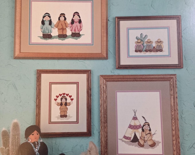 Tumbleweeds Cross Stitch Pattern. FREE SHIPPING. Used Condition. Writing in chart.