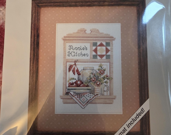 JCA Weekenders The Pantry Counted Cross Stitch Kit. FREE SHIPPING. repackaged in a polybag.