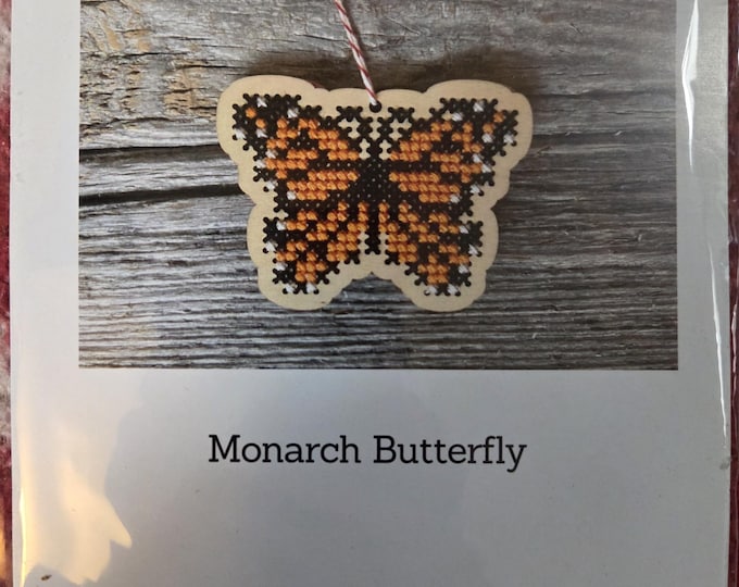 Canadian Stitchery Monarch Butterfly Cross Stitch Kit. FREE SHIPPING. New Condition.