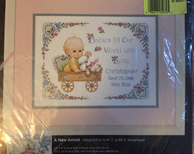 Dimensions A New Arrival Embroidery Cross Stitch Kit. FREE SHIPPING. Good Condition.