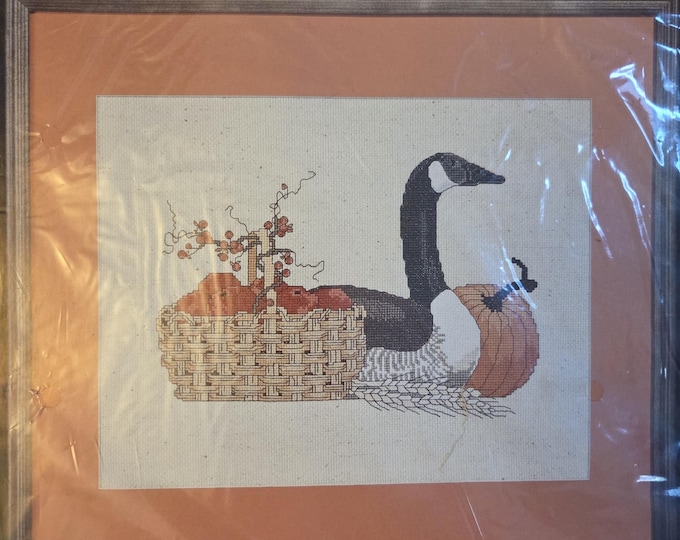 Janlynn Harvest Time Counted Cross Stitch Kit. FREE SHIPPING. Preowned Condition.