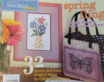 Cross Stitch and Needlework Magazine Mar 2006. Free Shipping. Used Condition.