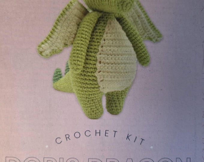 Doris Dragon Hardicraft Crochet Kit. New Condition. FREE SHIPPING.