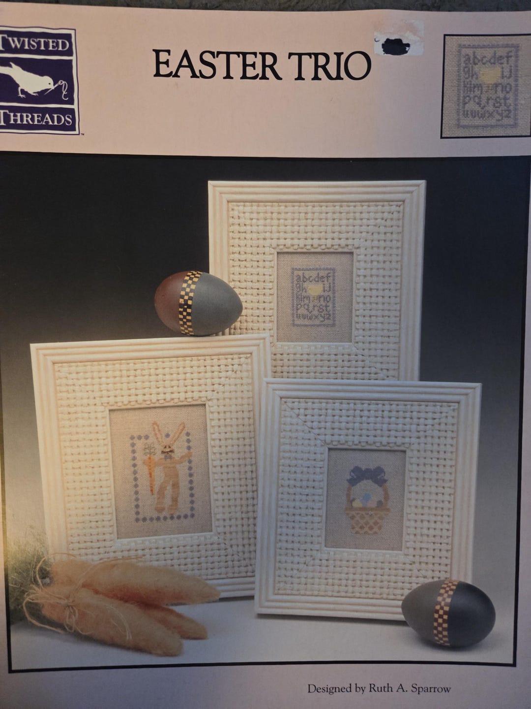 Twisted Threads Easter Trio Bitty Cross Stitch Pattern. FREE SHIPPING ...