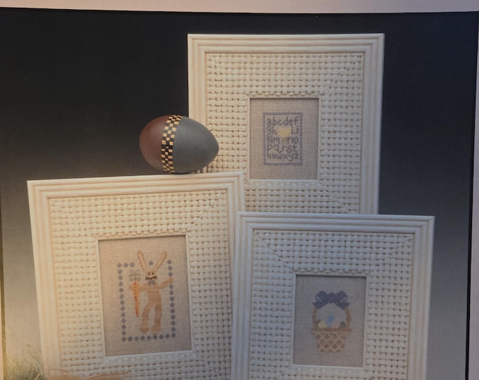 Twisted Threads Easter Trio Bitty Cross Stitch Pattern. FREE SHIPPING. Used Condition.