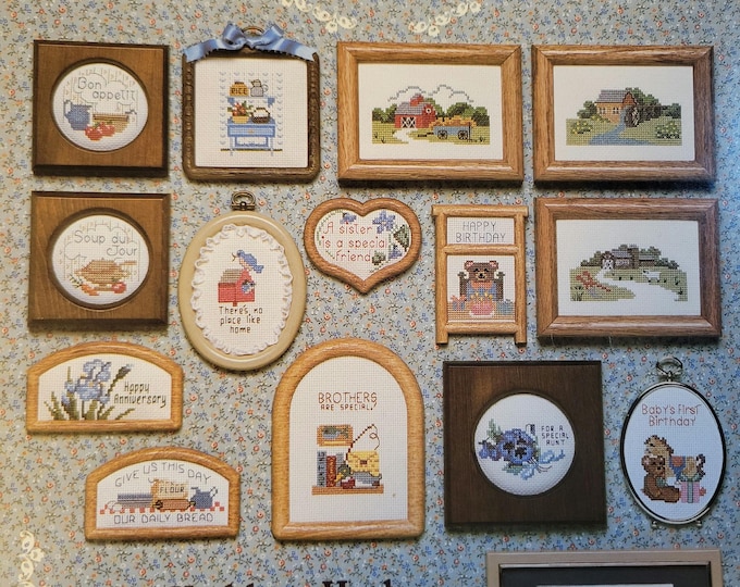 Vintage American School of Needlework Same Day Cross Stitch Projects Cross Stitch Pattern. FREE SHIPPING.