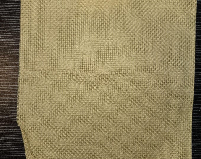 Aida Cloth 14ct 9"x12" tan FREE SHIPPING.