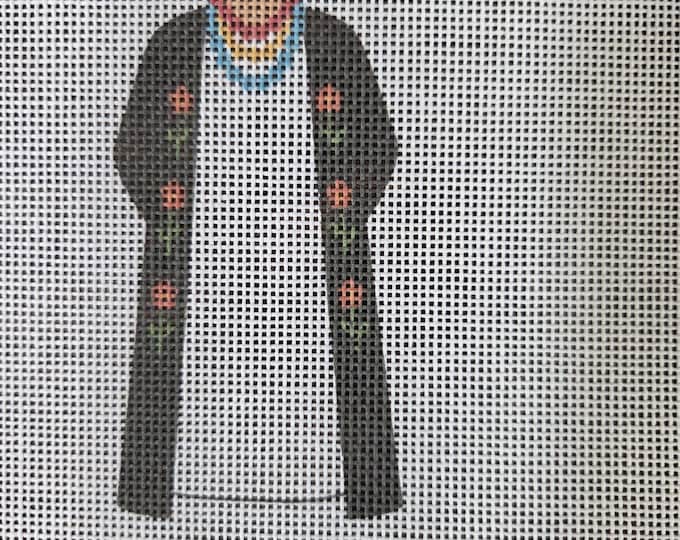 IN STOCK Anna Needlepoint Canvas 5"x3"  finished size #18 mesh. Free Shipping. Unfinished canvas. Moore Stitching Design