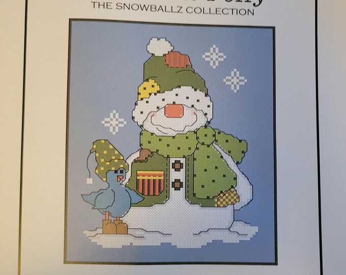 Patches and Polly Snowballz Collection Cross Stitch Pattern. Free Shipping. Good Condition.