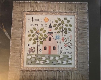 Plum Street Samplers This I Know Cross Stitch Pattern. Free Shipping. Good Condition.