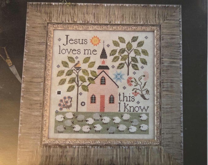 Plum Street Samplers This I Know Cross Stitch Pattern. Free Shipping. Good Condition.