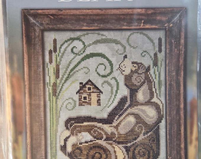 Cottage Garden A Year In The Woods Series #6 The Bear Cross Stitch Pattern. FREE SHIPPING. New Condition.