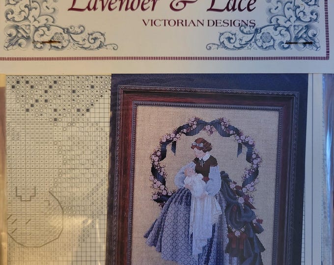 Lavender & Lace Sweet Dreams Cross Stitch Pattern. Good Condition. Free Shipping.