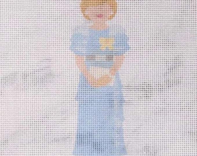 IN STOCK Peoples Princess Needlepoint Canvas 5"x3"  finished size #18 mesh. Free Shipping. Unfinished canvas