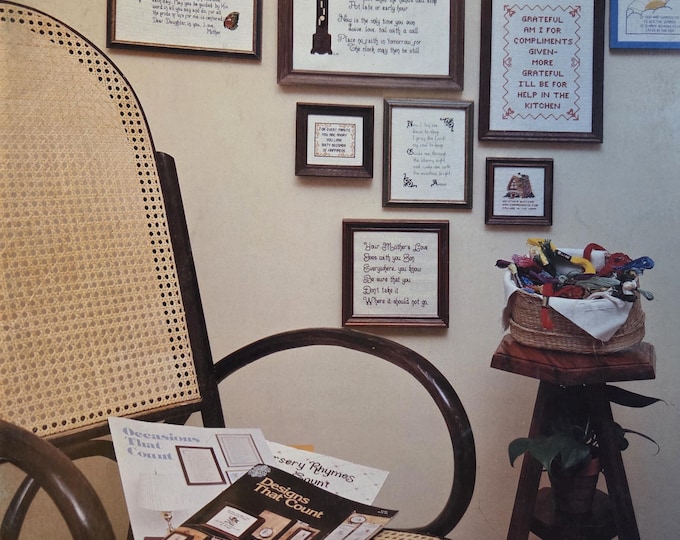 Gloria & Pat Notable Quotes That Count Cross Stitch Pattern. FREE SHIPPING. Used Condition. Worn some semi loose pages.