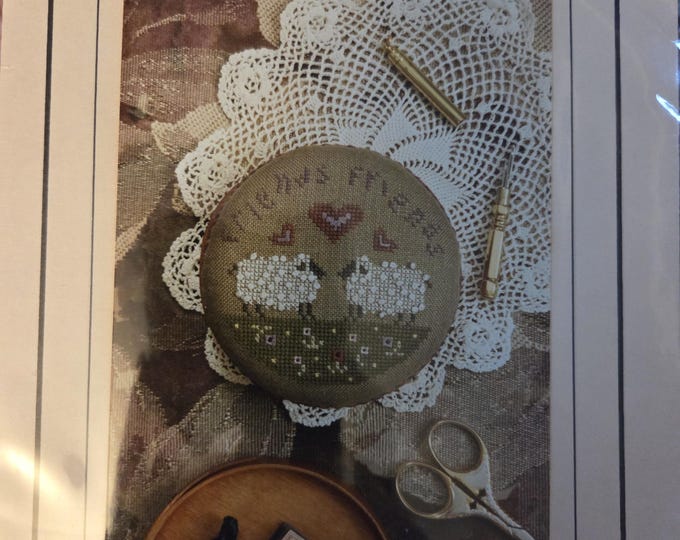 The Drawn Thread Two Friends Cross Stitch Pattern. FREE SHIPPING. Good Condition.
