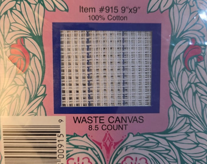 Zweigert Waste Canvas 8.5 ct 9x9. FREE SHIPPING. Retaped Packaging.