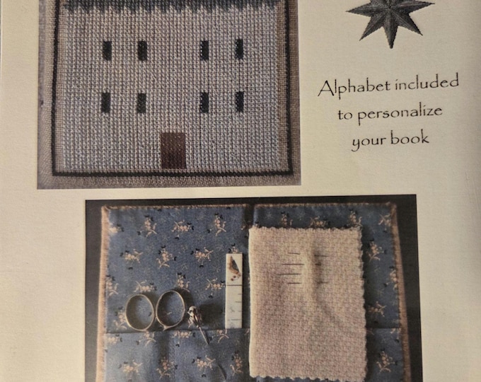 La-D-Da A Big Home Needlebook Cross Stitch Pattern. FREE SHIPPING. Good Condition.