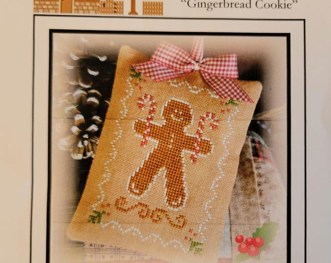 Little House Needleworks Gingerbread Cookie Ornament of the Month 2012 Cross Stitch Pattern. FREE Shipping. Good Condition.
