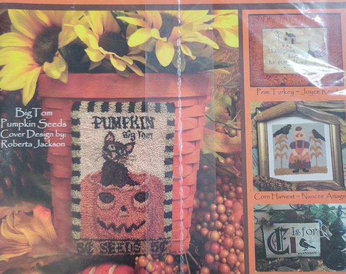 2018 Fall Issue Punch Needle and Primitive Stitcher Magazine.  Free Shipping. Unopened Condition