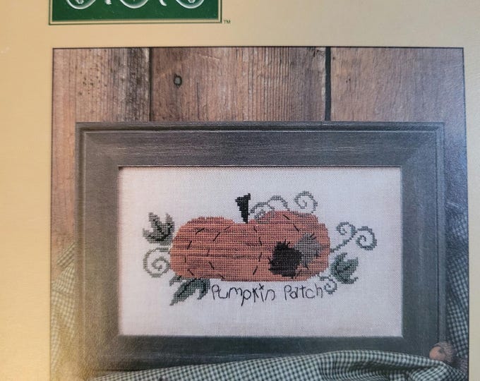 Bent Creek Pumpkin Patch Cross Stitch Pattern. FREE SHIPPING.